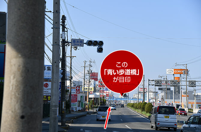松坂方面から車でのルートその2